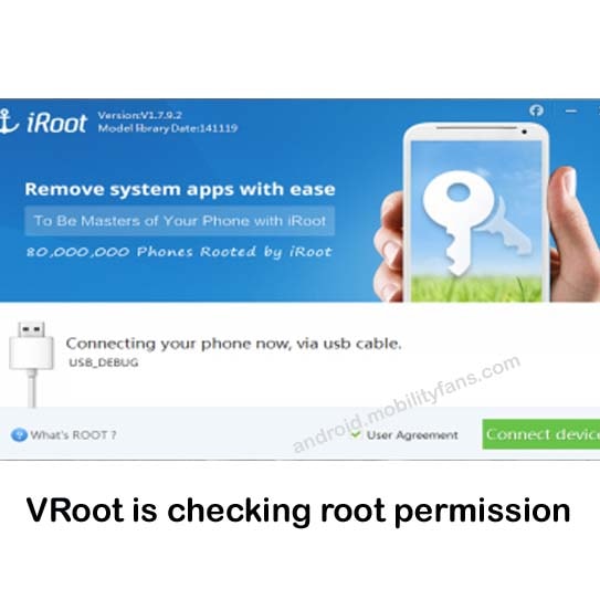 VRoot is checking root permission on your Micromax D320 device VRoot is checking root permission on Micromax D320 device